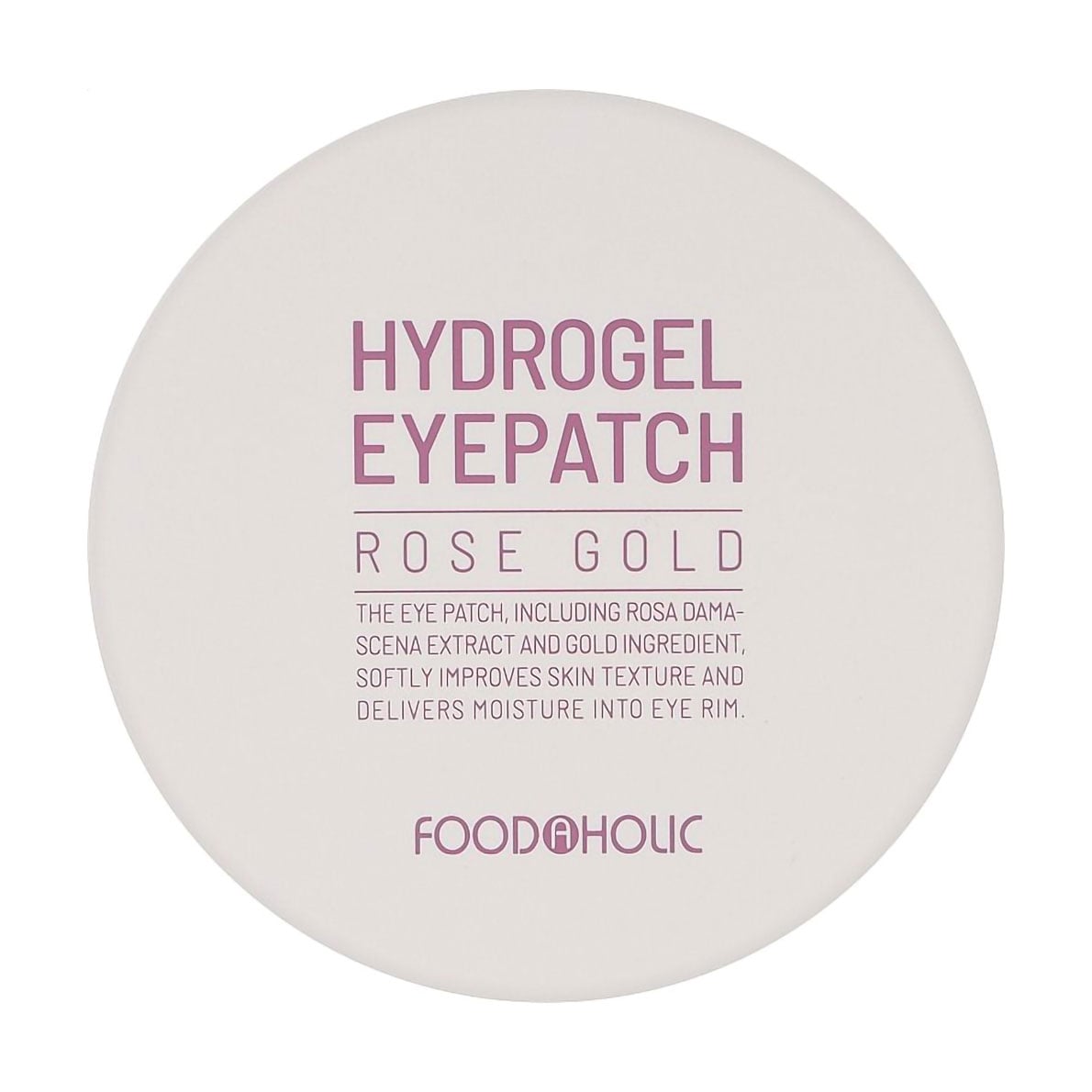 Гідрогелеві патчі для шкіри навколо очей Food A Holic Rose Gold Hydrogel Eye Patch з трояндою та золотом, 60 шт