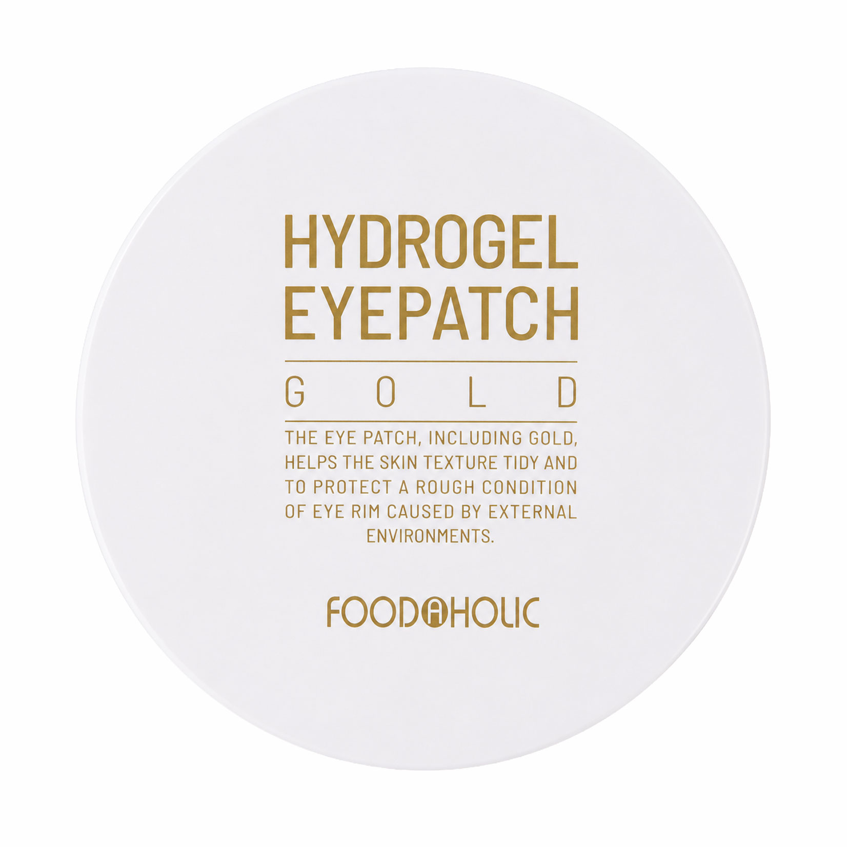 Гідрогелеві патчі для шкіри навколо очей Food A Holic Gold Collagen Hydrogel Eyepatch з колагеном та золотом, 60 шт